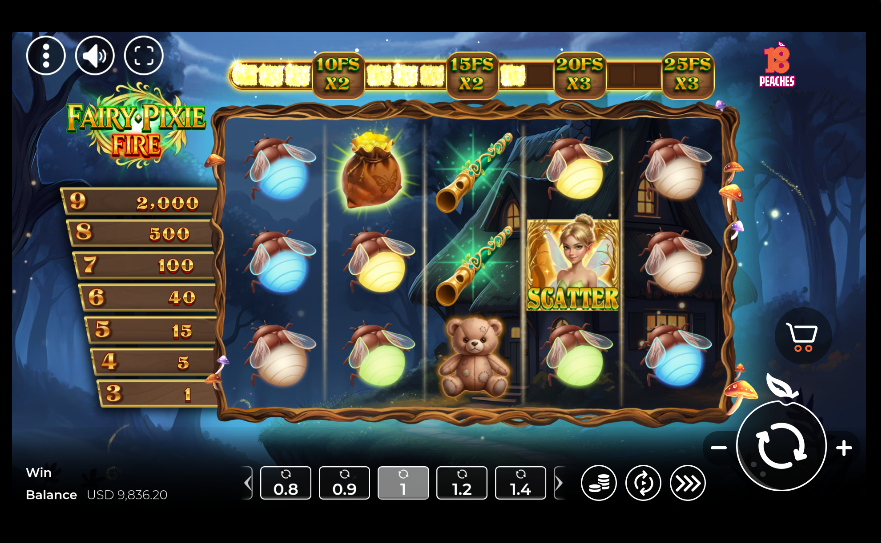 Fairy Pixie Fire Progress Bar